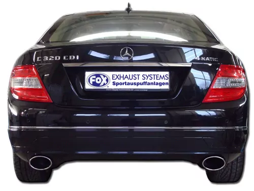 Mercedes C-Klasse 6 Zylinder - W204/S204  Endschalldämpfer rechts/links - 140x90 Typ 32 rechts/links