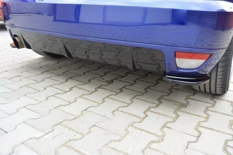 Heck Ansatz Flaps Diffusor Passend Für Diffusor Passend Für FORD FOCUS Mk1 RS Schwarz Hochglanz Schwarz Hochglanz