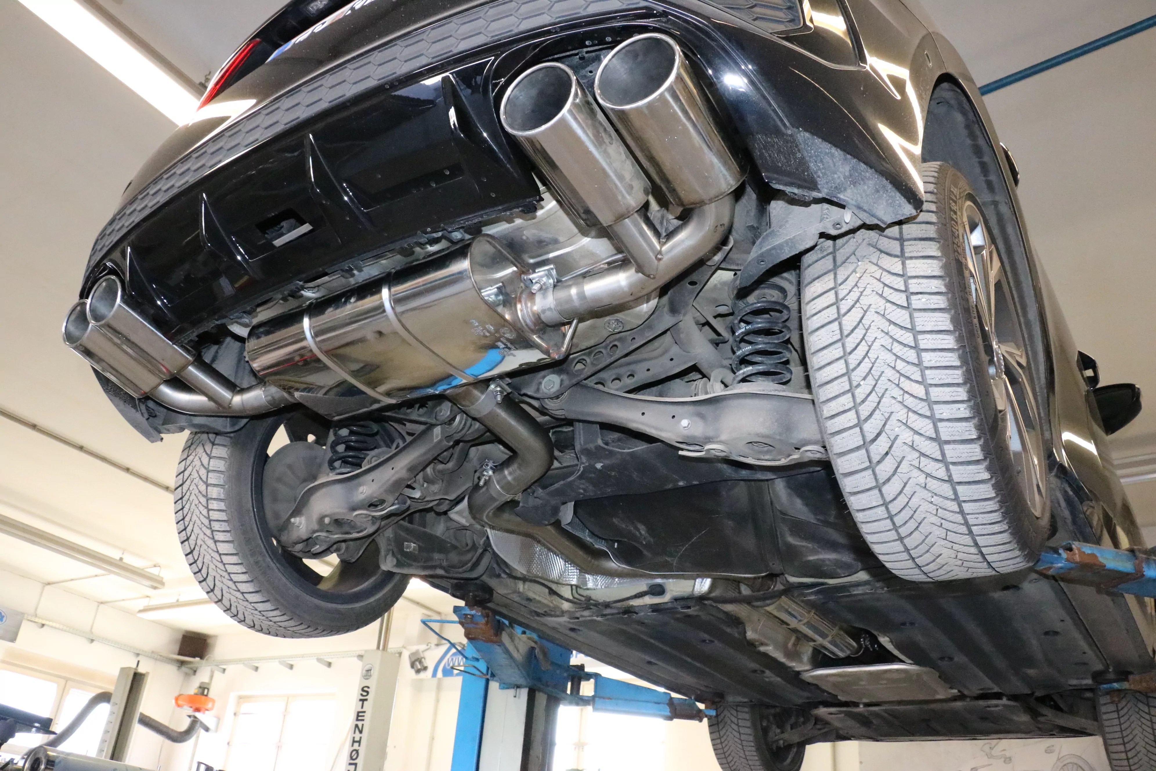 Audi A3 - GY Sportback  Endschalldämpfer Ausgang rechts/links - 2x115x85 Typ 32 rechts/links passend für S3 Stoßstange