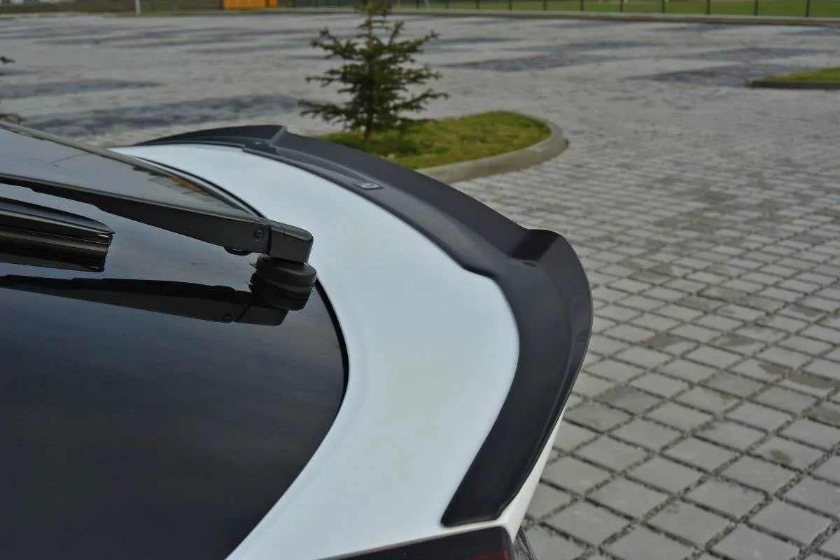 Spoiler CAP Passend Für Passend Für Honda Civic Mk9 FL Schwarz Hochglanz Schwarz Hochglanz