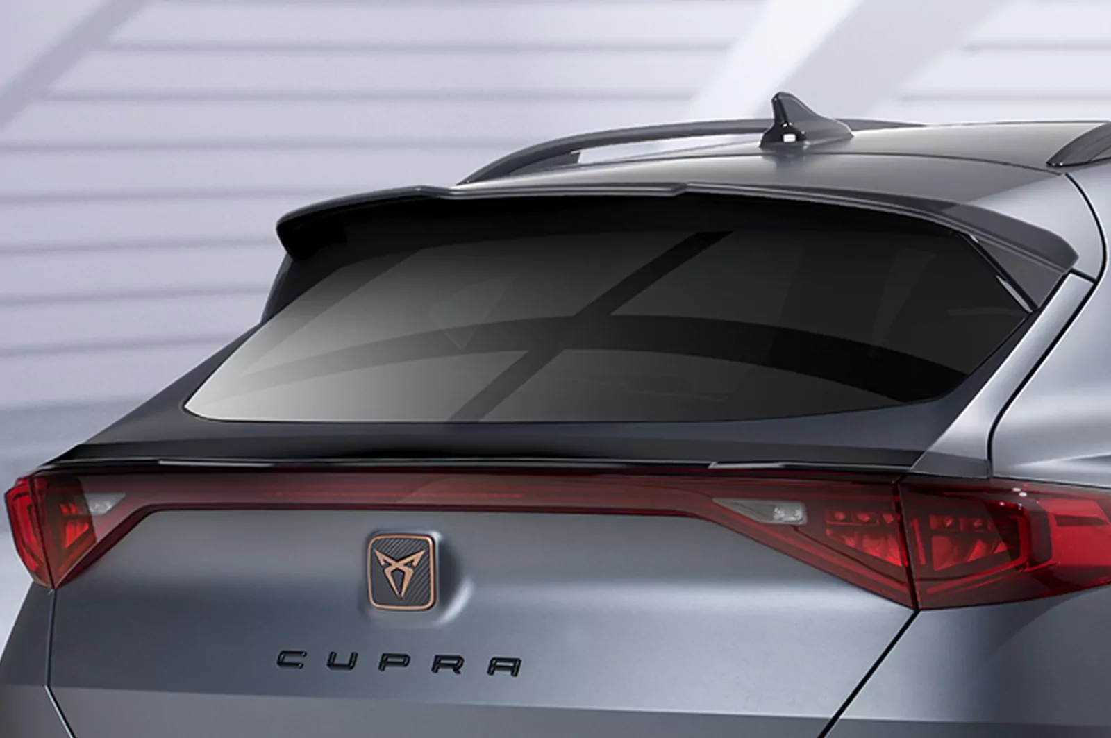 Heckflügel mit ABE für Cupra Formentor HF839 Schwarz Strukturiert