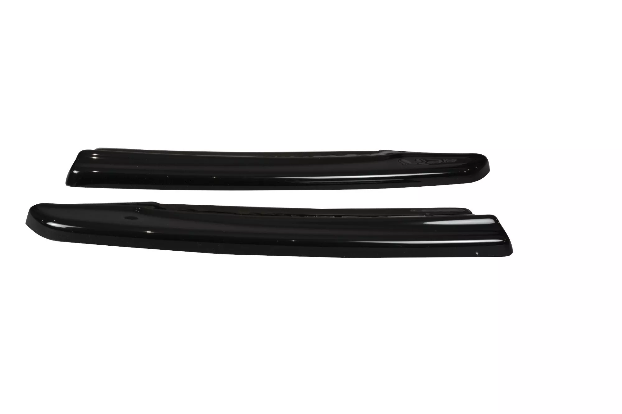 Heck Ansatz Flaps Diffusor Passend Für Diffusor Passend Für Mercedes CLA C117 AMG-LINE FL Schwarz Hochglanz Schwarz Hochglanz