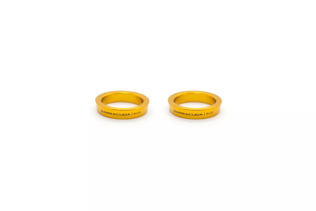 Barracuda goldfarbener Einlegering für Footpeg Fußraste