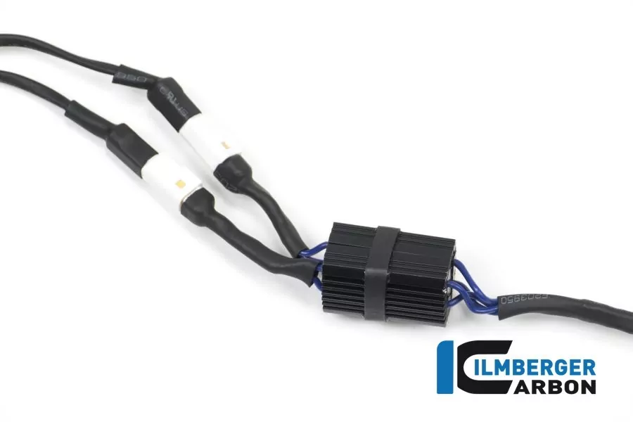Ilmberger Carbon Kabelsatz zur Verlegung des Kennzeichenträgers