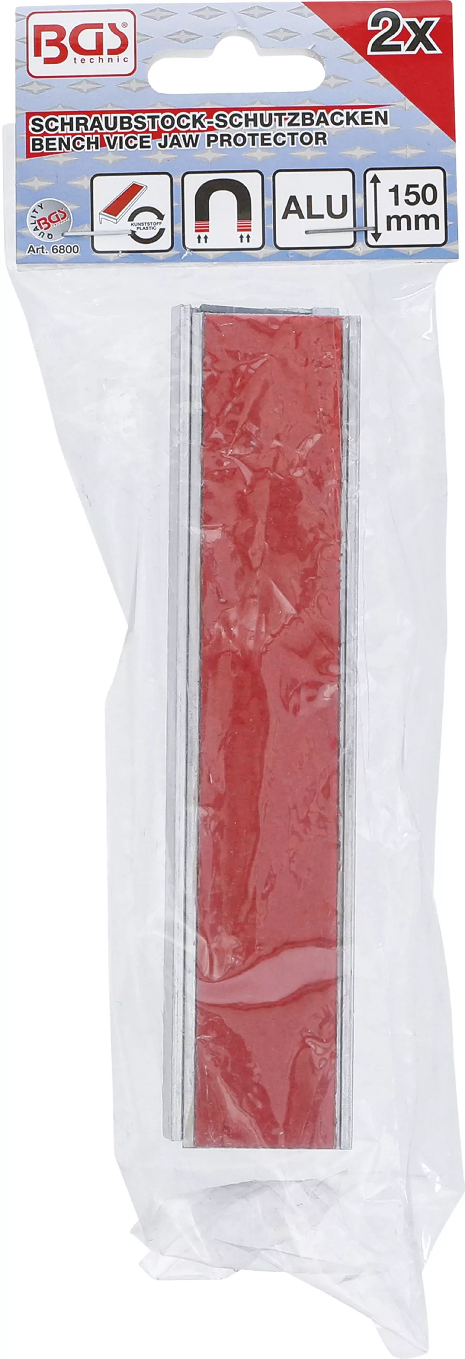 Schraubstock-Schutzbacken | Aluminium | Breite 150 mm | 2-tlg.