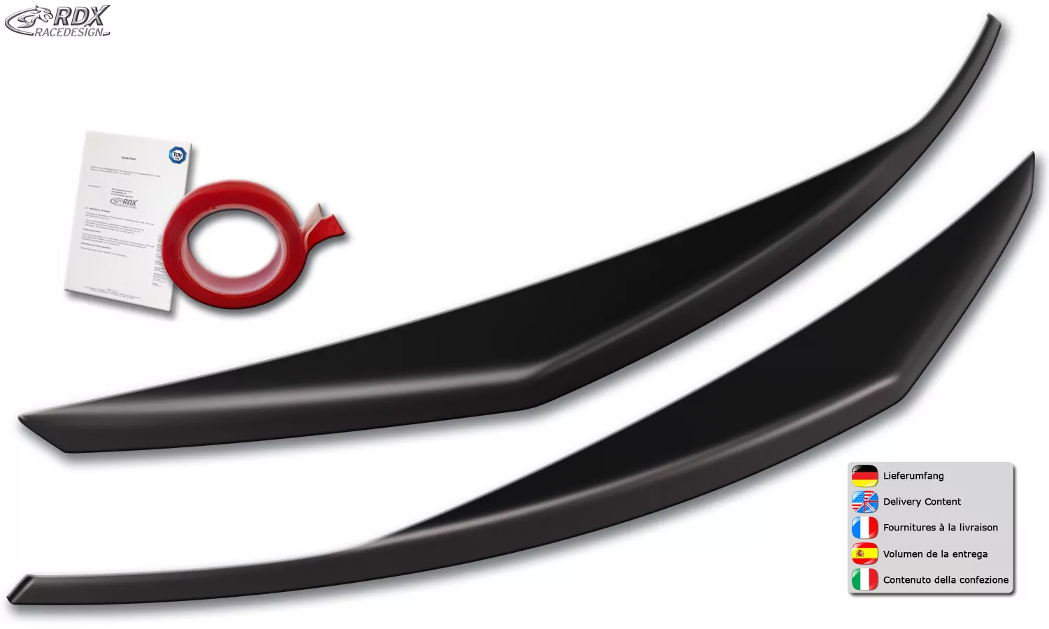 RDX Scheinwerferblenden für KIA Optima JF 2015-2020 Böser Blick