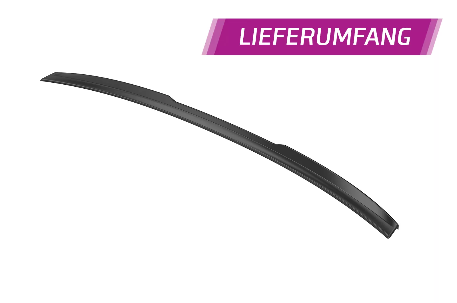 Heckflügel mit ABE für Toyota GR Yaris (Typ XP21) HF845 Schwarz Strukturiert