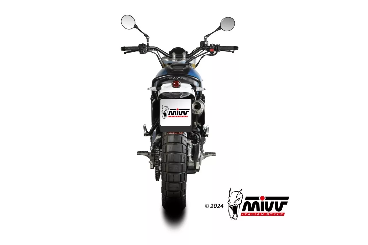 MIVV X-M1 Edelstahl Schwarz FANTIC CABALLERO 700 2024