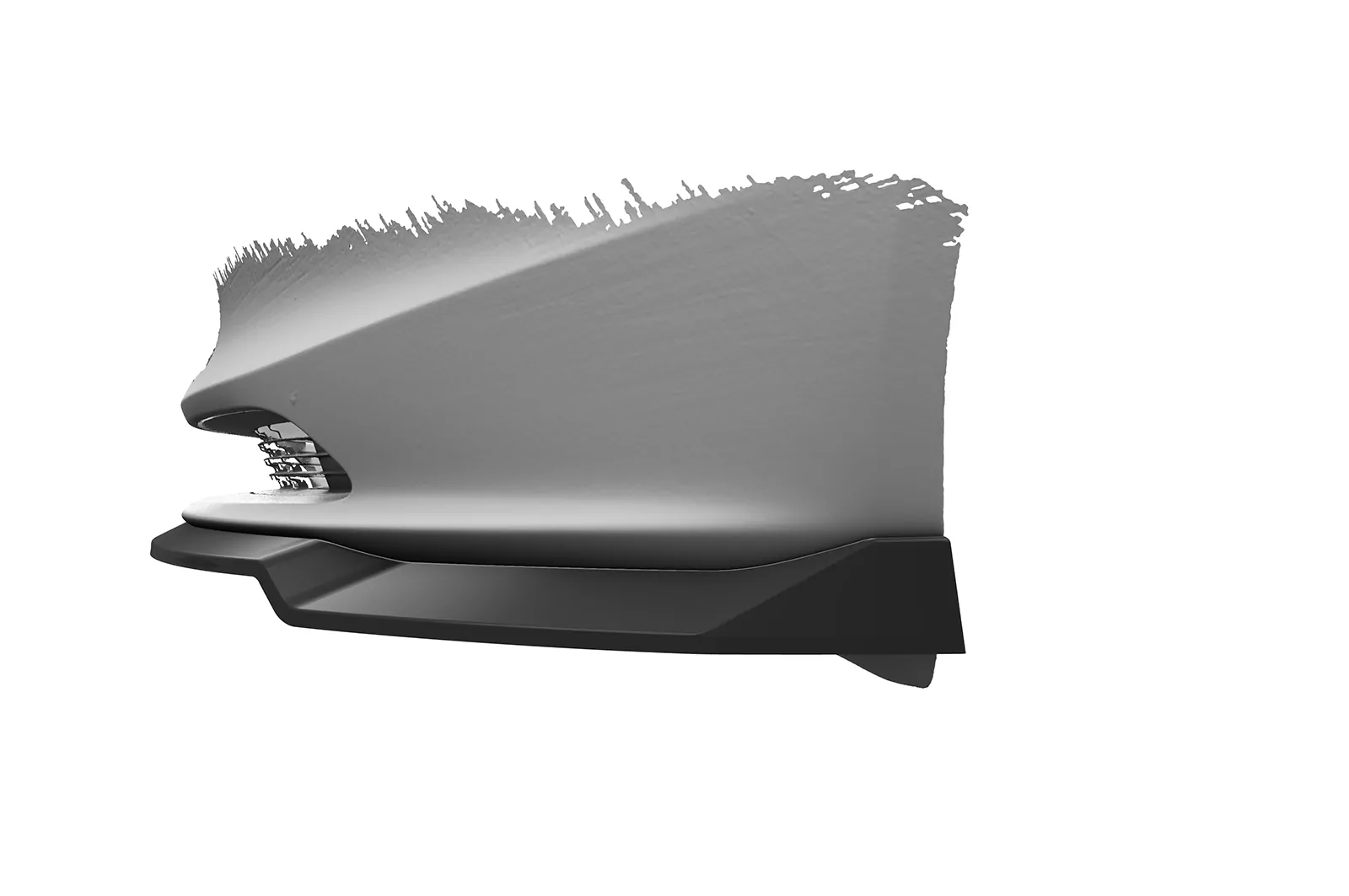 Cup-Spoilerlippe mit ABE für Tesla Model 3 CSL869 Schwarz Strukturiert