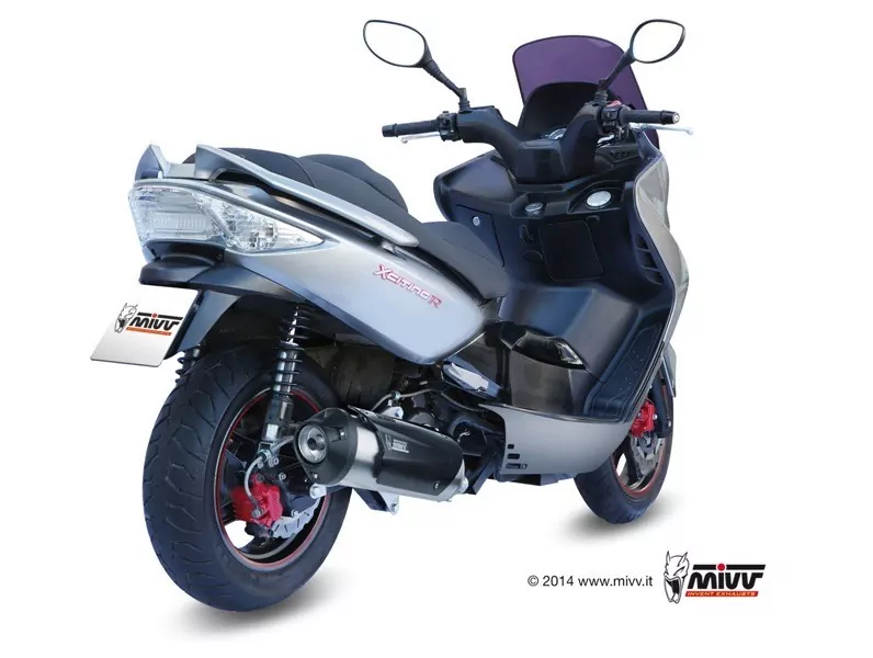 MIVV Urban Edelstahl Inkl. Kat Kymco XCiting 250 ´06/07 - XCiting 300 ´07-14