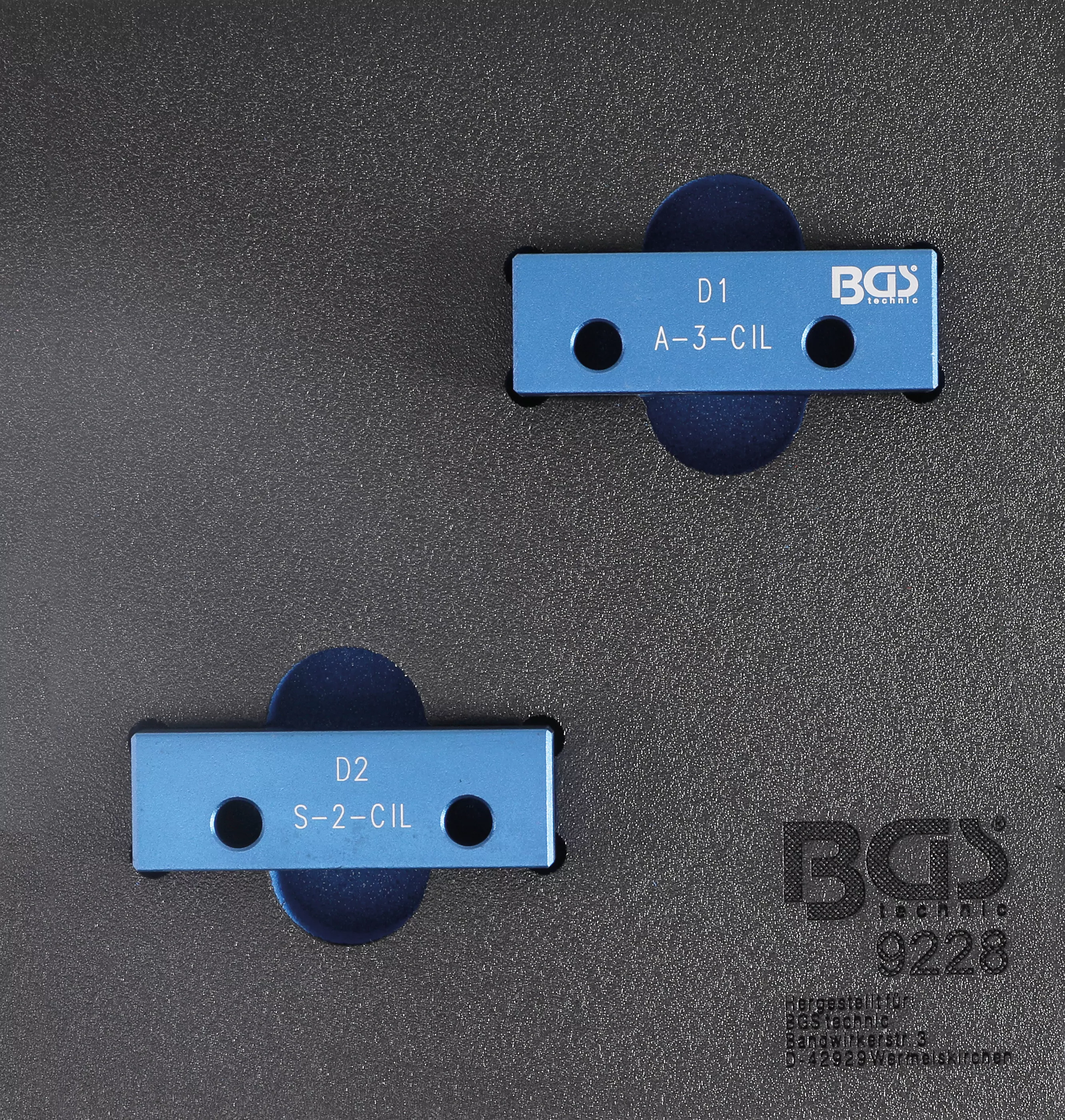 Werkstattwageneinlage 1/6: Nockenwellen-Arretierwerkzeug-Satz | für Lancia 2.0 VIS 4 Zylinder