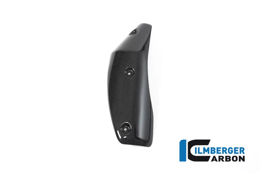 Ilmberger Carbon Auspuffhitzeschutz links glänzend