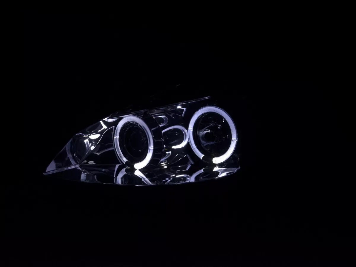 Scheinwerfer Set Renault Clio Typ R Bj. 05- chrom für Rechtslenker