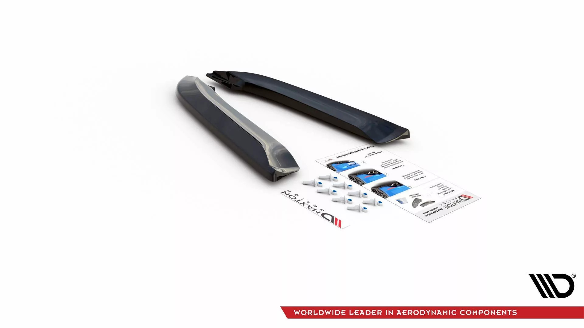 Heck Ansatz Flaps Diffusor Passend Für V.1 Audi RS4 Limousine B7 Schwarz Hochglanz