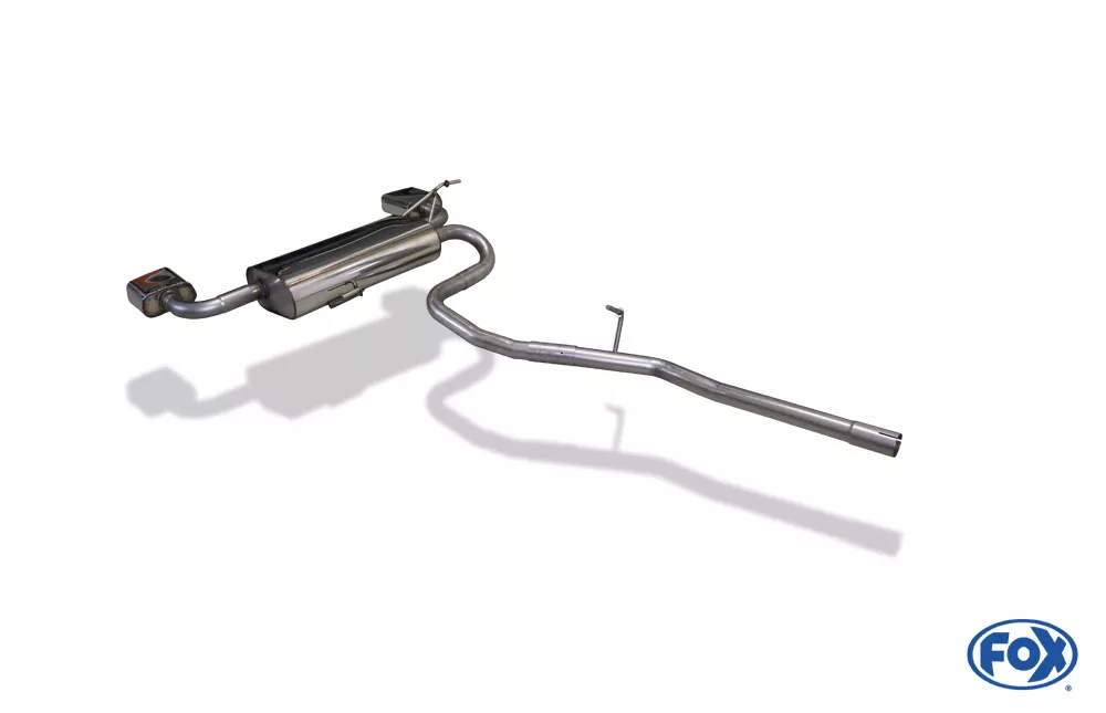 Dacia Duster 4x4 Facelift  Endschalldämpfer quer Ausgang rechts/links - 145x65 Typ 59 rechts/links