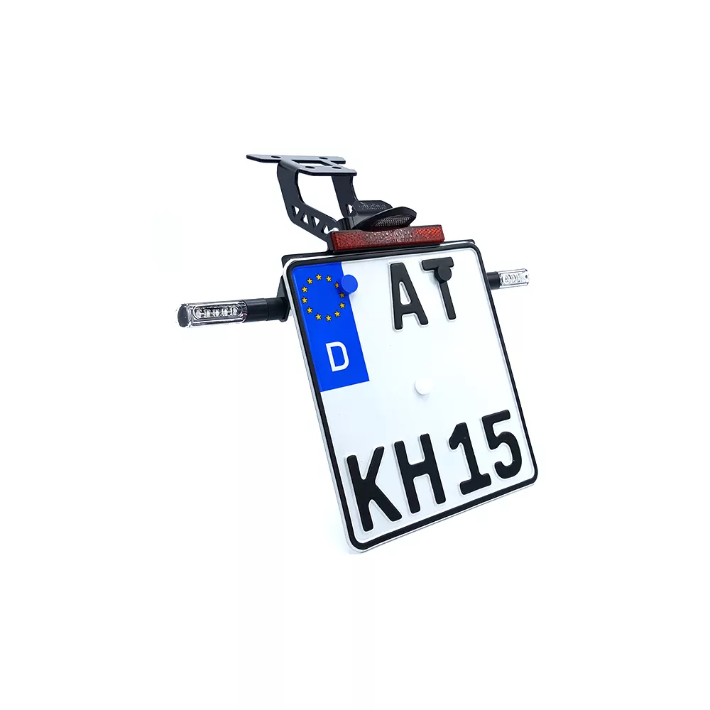 Kennzeichenhalter-Blinker-Kit IDEA für Kawasaki Ninja 400 ab 2018 / Z 400 ab 2019 (Hinten)
