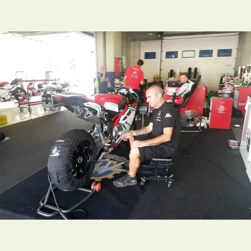 NEW Capit Mechaniker Hocker mit Rollen