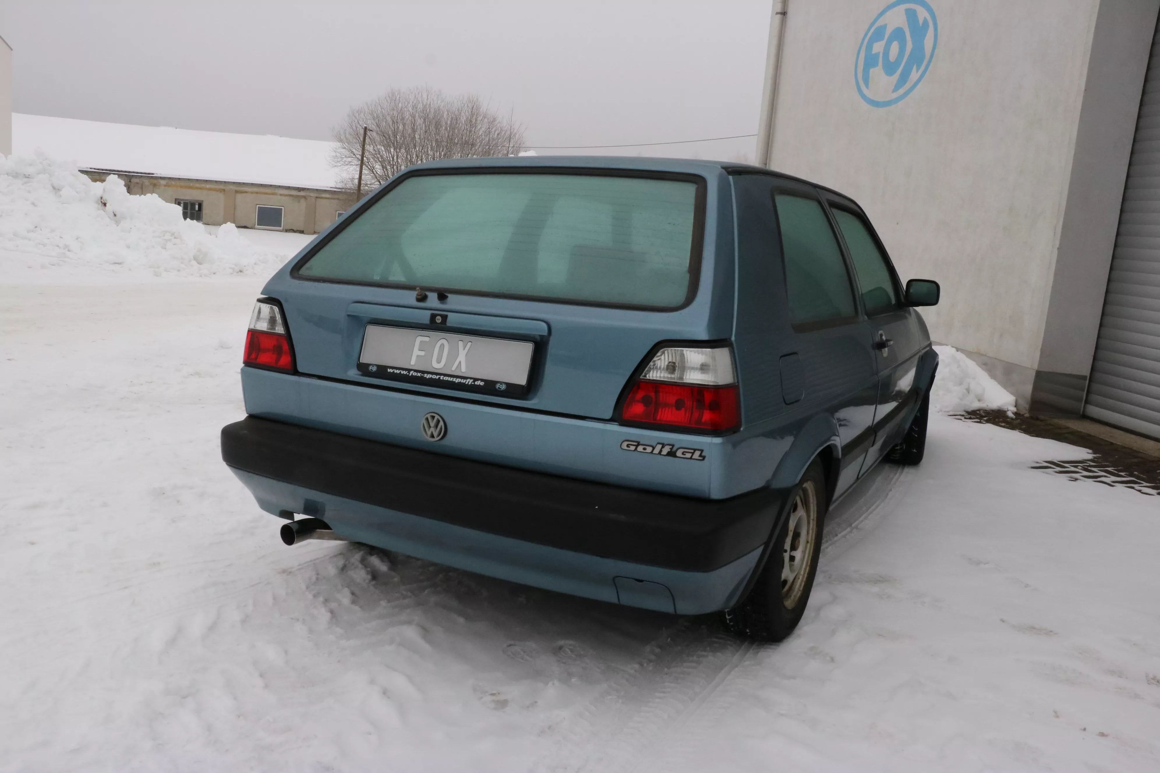 VW Golf II Typ 19E  Endschalldämpfer - 1x63 Typ 23