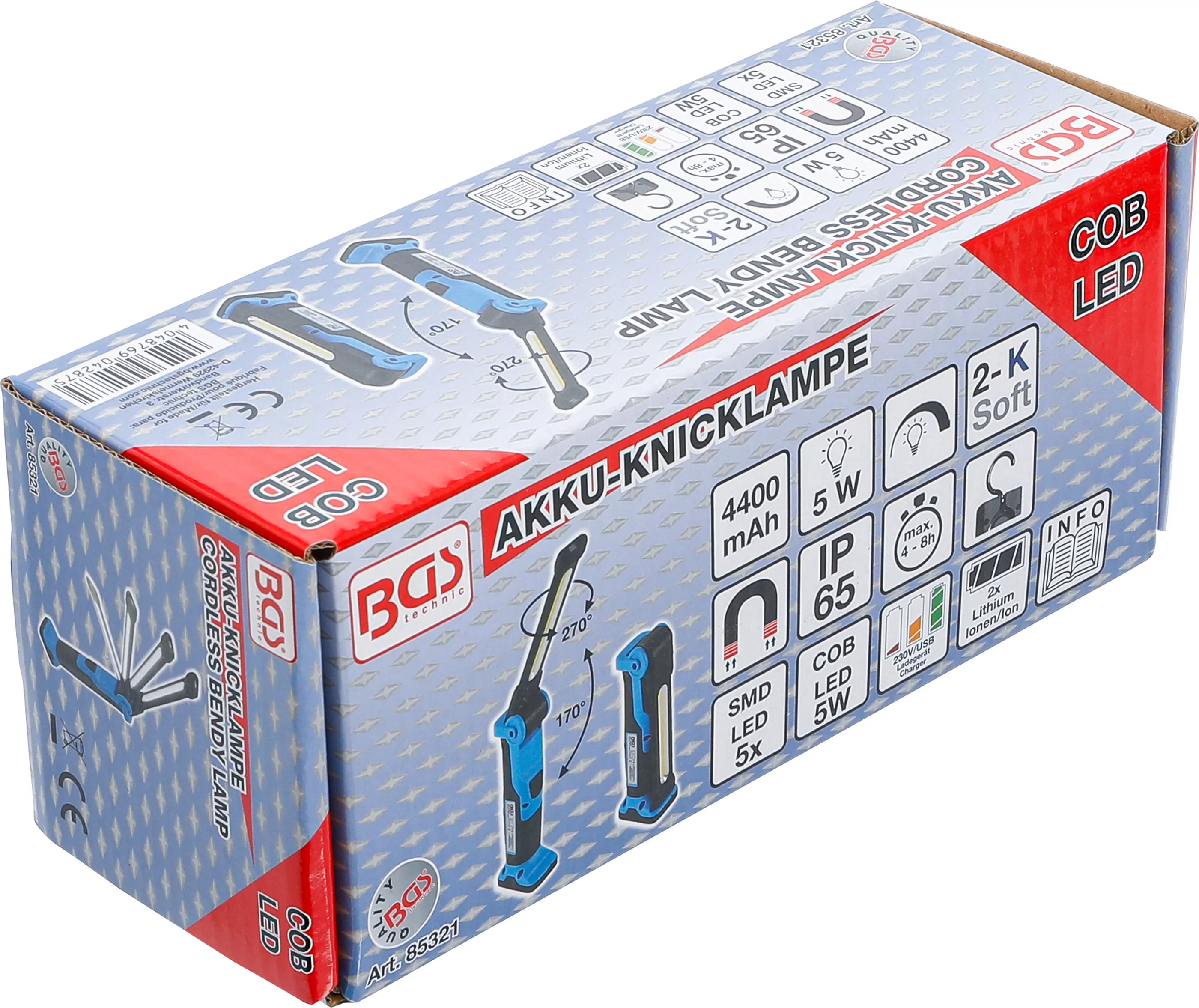 Akku-Knicklampe | COB-LED | 5W