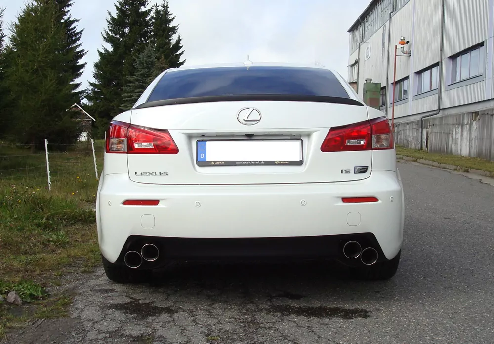 Lexus IS F  Endschalldämpfer rechts/links - 2x90 Typ 25 rechts/links
