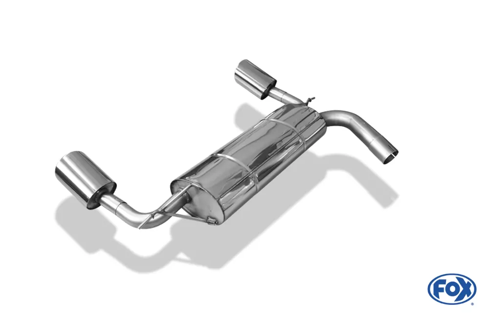 Ford Focus II RS  Endschalldämpfer rechts/links - 129x106 Typ 32 rechts/links