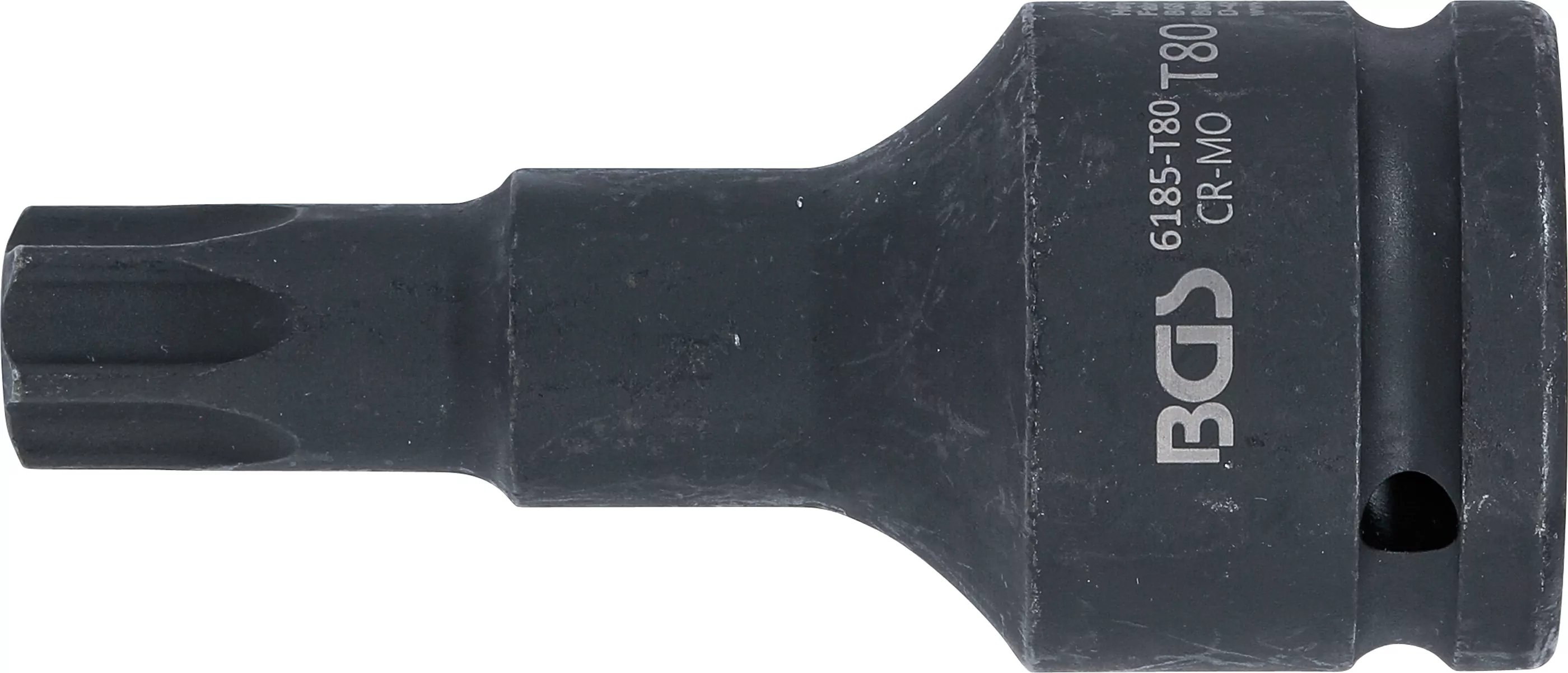 Kraft-Bit-Einsatz | Länge 100 mm | Antrieb Innenvierkant 20 mm (3/4") | T-Profil (für Torx) T80