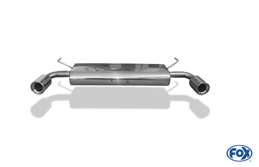 Nissan Qashqai Benzin  Endschalldämpfer quer Ausgang rechts/links - 1x100 Typ 13 rechts/links