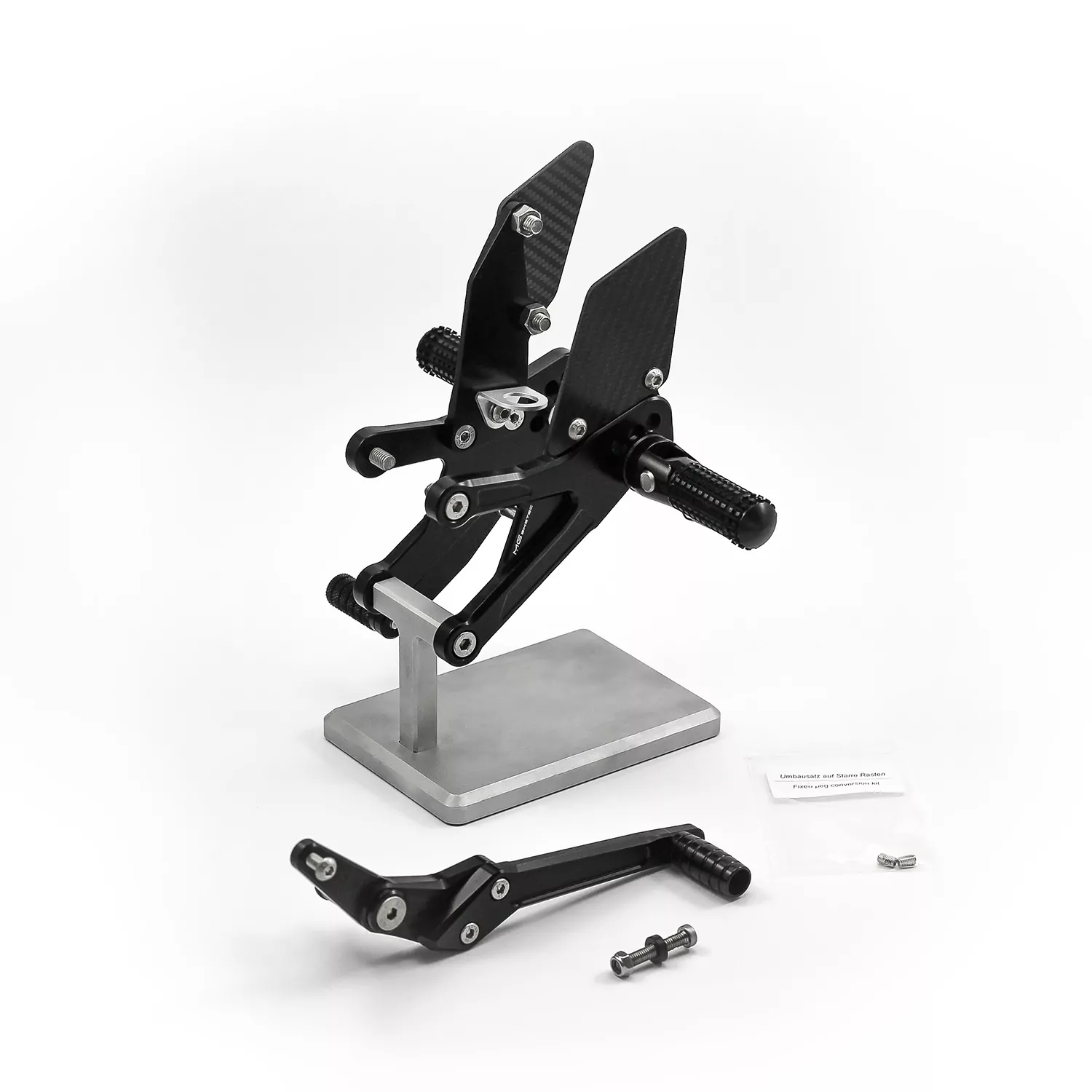 MG Biketec Sportfussrastenanlage / Rastenanlage / Fußrastenanlage mit ABE, gültig in D - A - CH für Yamaha YZF-R9 ab 2025