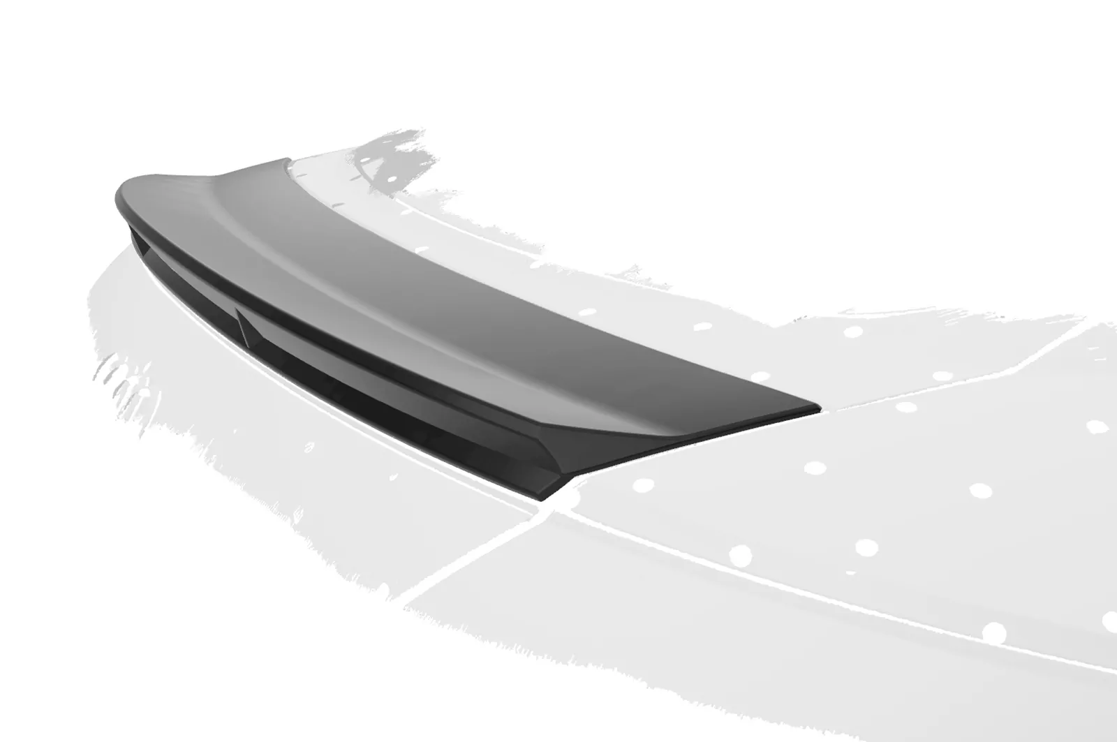 Heckflügel mit ABE für Audi TT / TTS (FV/8S) HF899 Schwarz Strukturiert