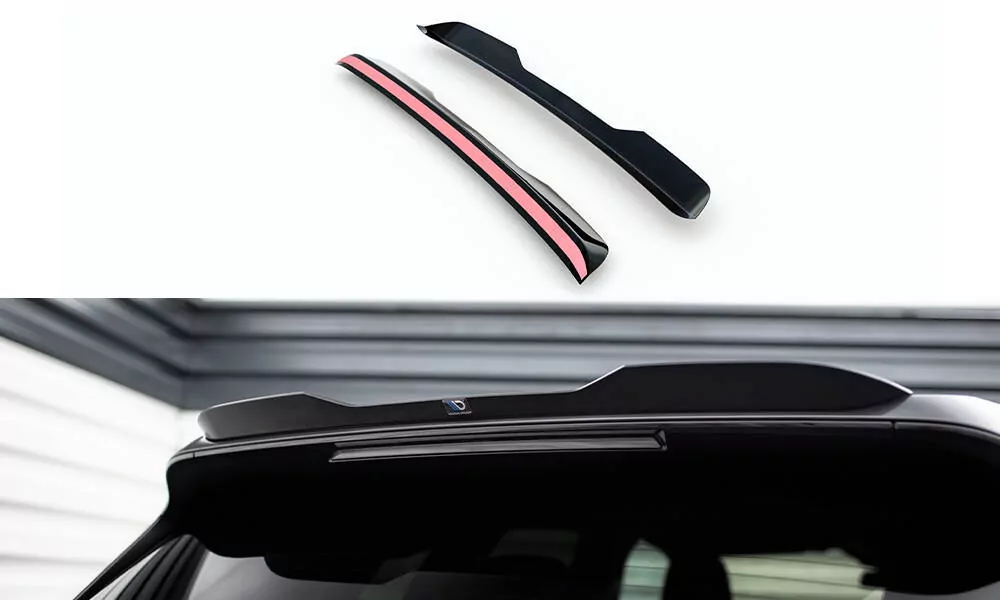 Spoiler CAP Für BMW IX M-Paket I20 Schwarz Hochglanz