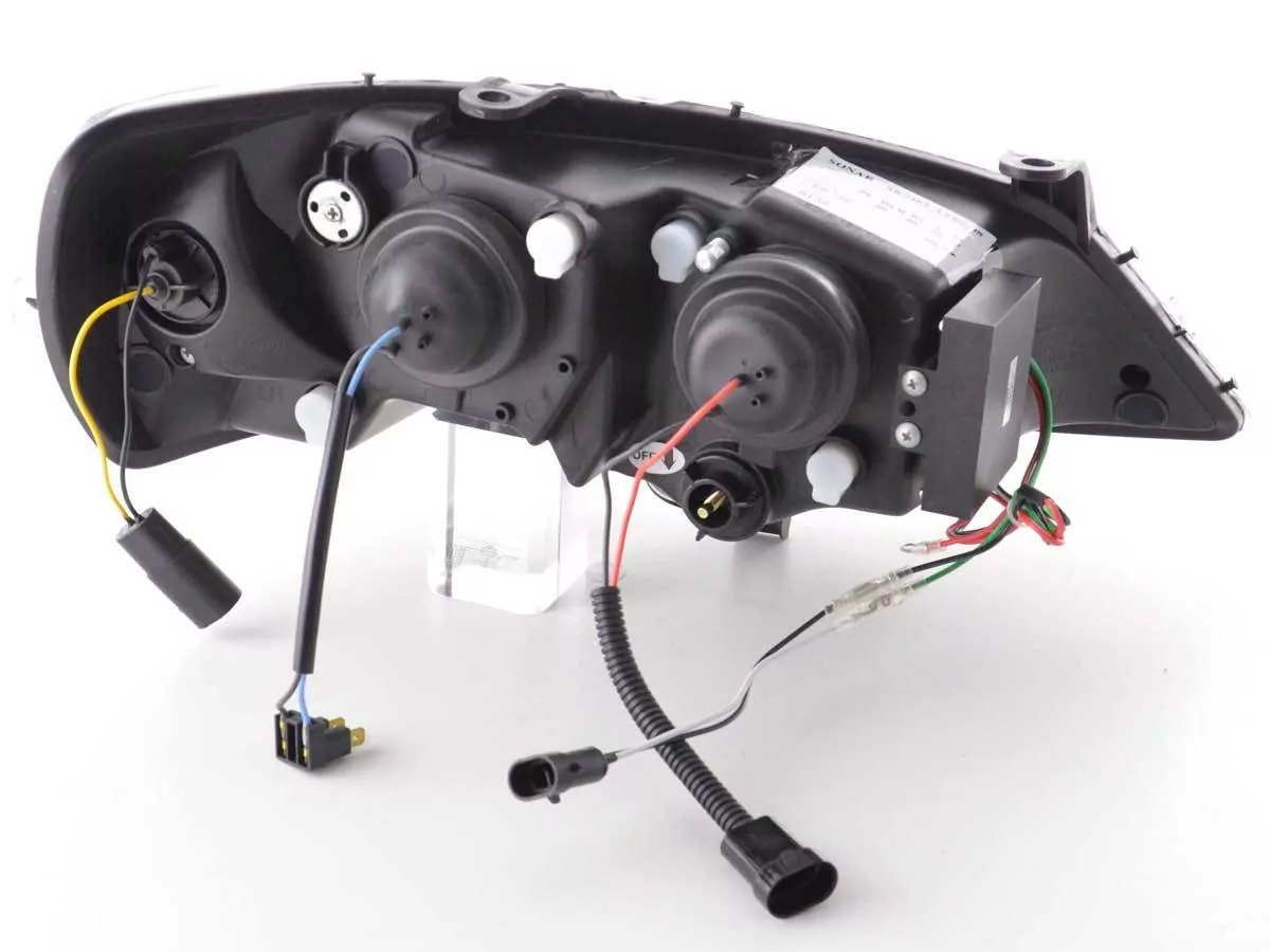 Scheinwerfer Set Daylight LED Tagfahrlicht Opel Astra G Bj. 98-03 chrom