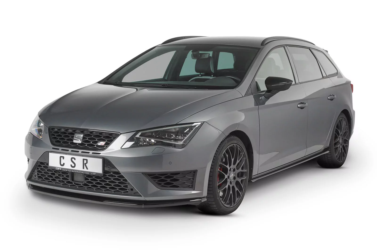 Cup-Spoilerlippe mit ABE für Seat Leon III 5F Cupra/FR CSL391-M Carbon Look (matt)