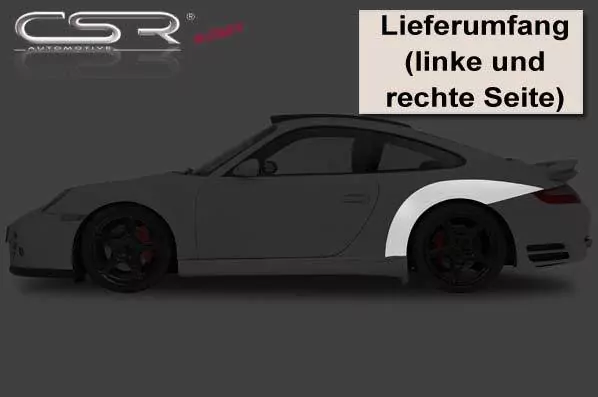 Radlaufverbreiterung für Porsche 911/997 hinten VB006