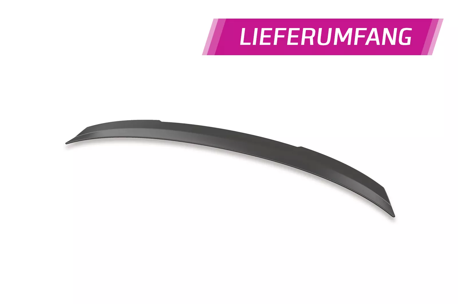 Heckflügel mit ABE für BMW 3er G20 Limousine HF730 Schwarz Strukturiert