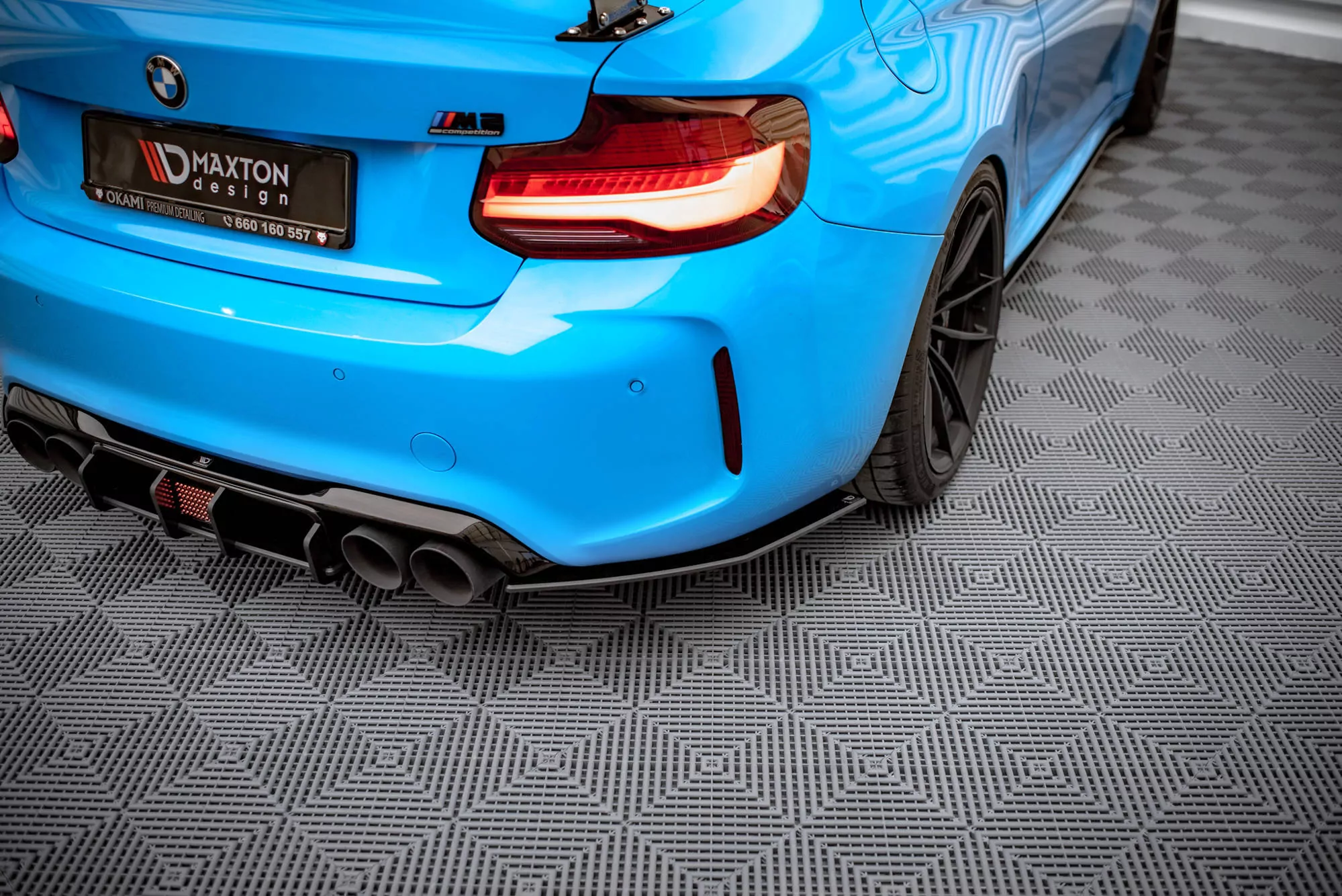 Street Pro Heck Ansatz Flaps Diffusor Für BMW M2 F87