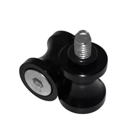 SHIN YO Bobbins für Ständeraufnahme M6 x 1.0 Schwarz (Paar)