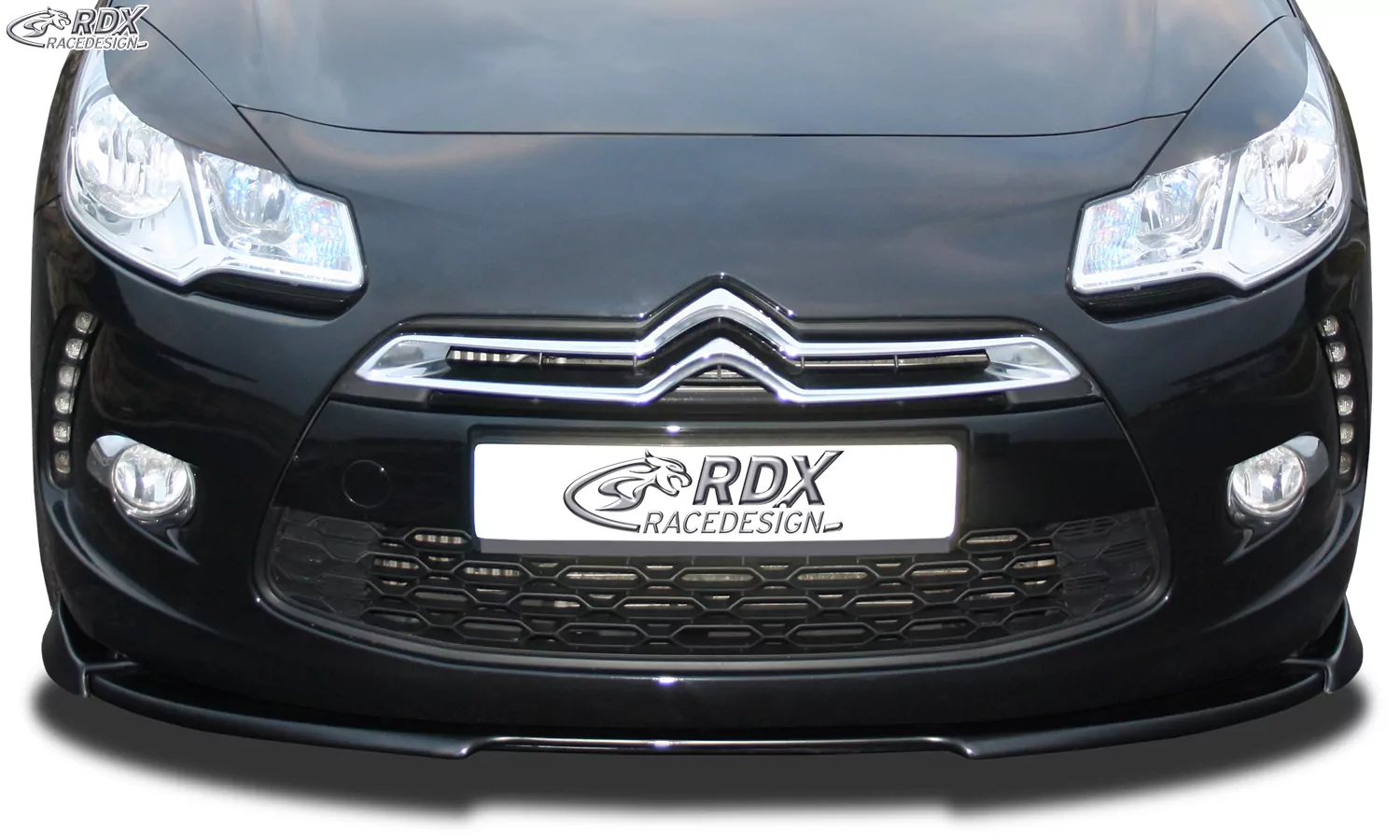 RDX Frontspoiler VARIO-X für CITROEN DS3 (2010-2016) Frontlippe Front Ansatz Vorne Spoilerlippe