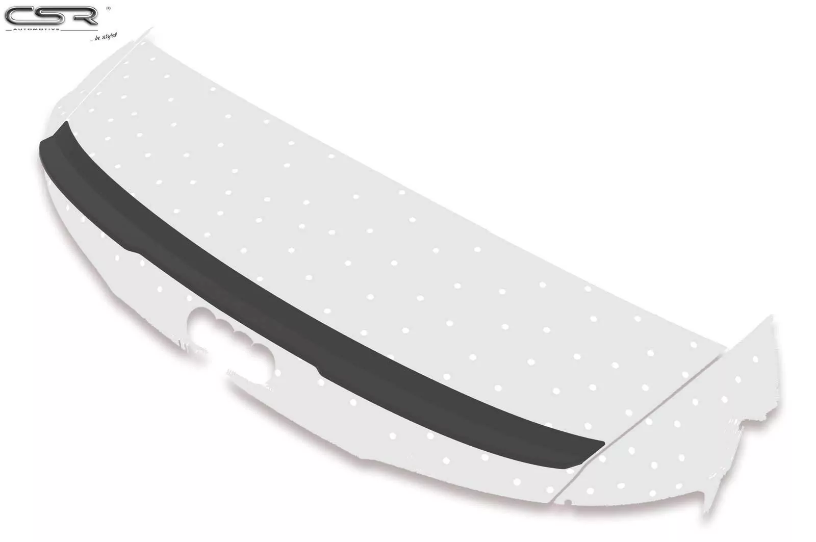 Heckflügel mit ABE für Audi A5 F5 Cabrio HF628-M Carbon Look (matt)