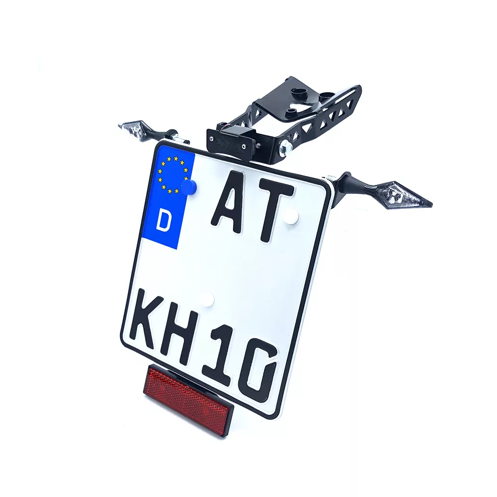 alpha Technik Kennzeichenhalter Yamaha YZF-R1,R1M; Typ RN32,RN49,RN65; Modelljahr 2017-