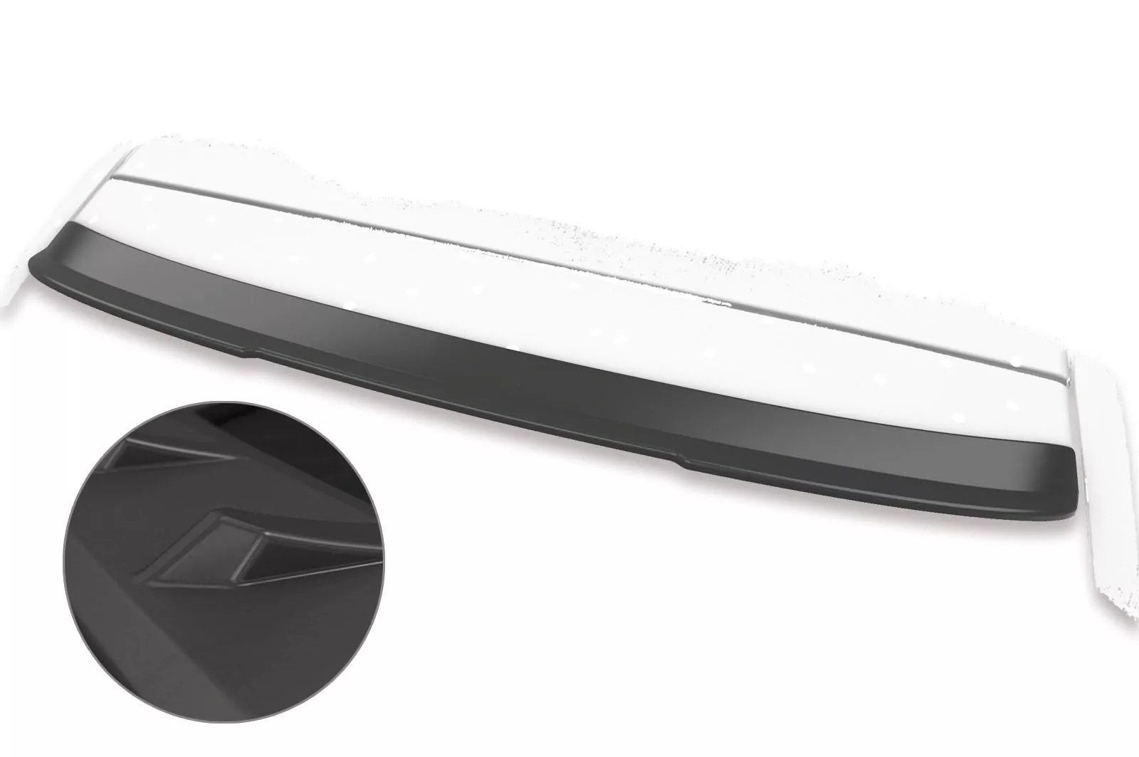 Heckflügel mit ABE für Seat Ibiza 3 (Typ 6L) Lackierfreundlich (schwarz matt)