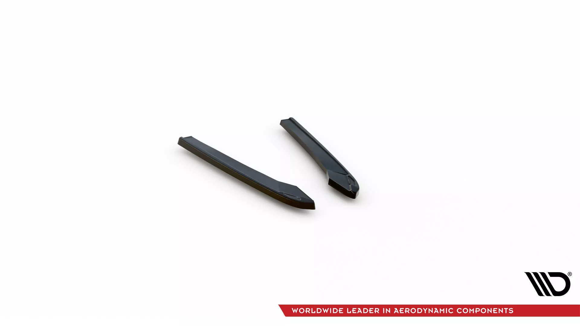 Heck Ansatz Flaps Diffusor Für Audi A4 Competition B9  Schwarz Hochglanz