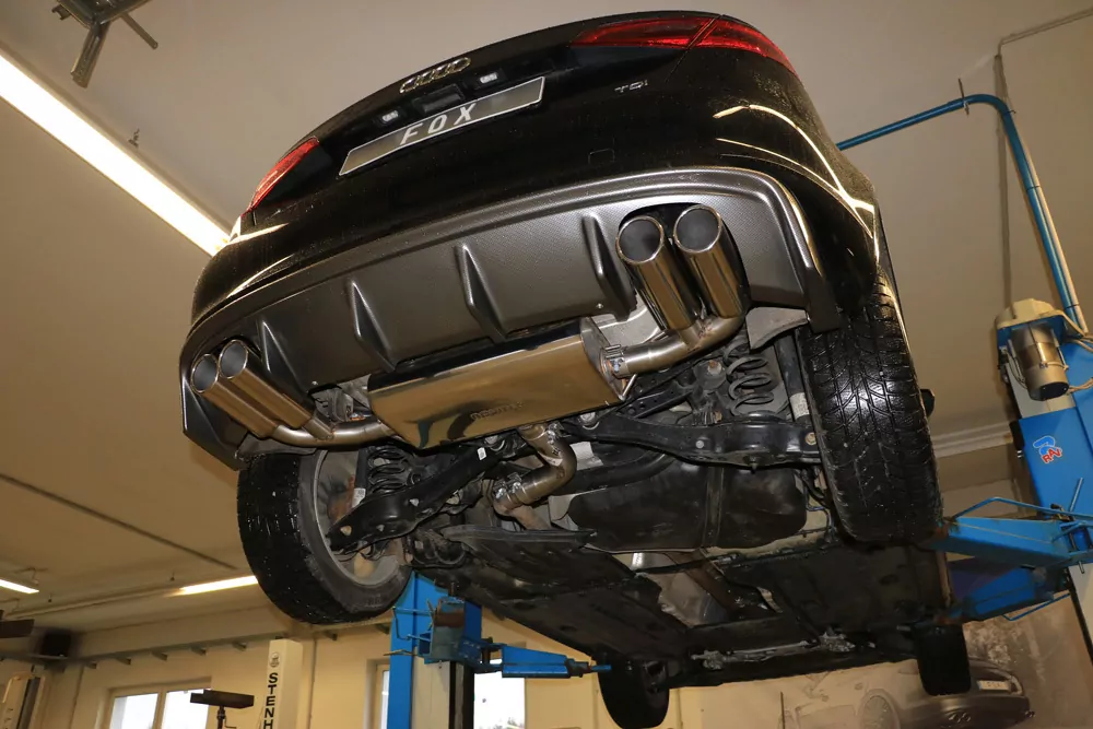Audi A3 - 8V Sportback  Endschalldämpfer Ausgang rechts/links - 2x90 Typ 16 rechts/links