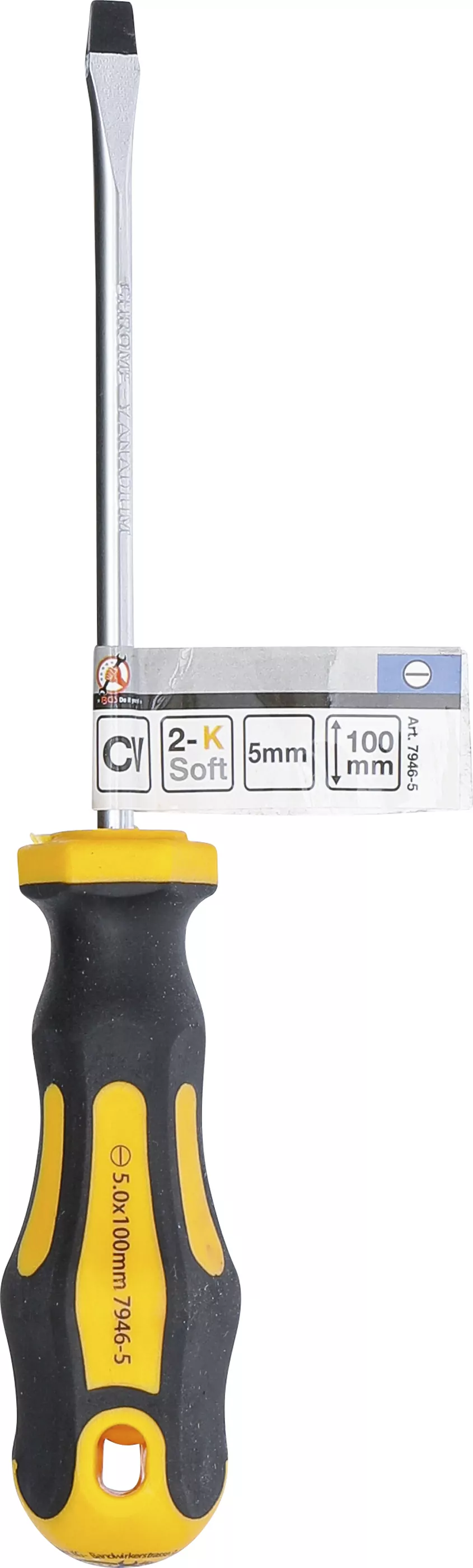 Schraubendreher | Schlitz 5 mm | Klingenlänge 100 mm