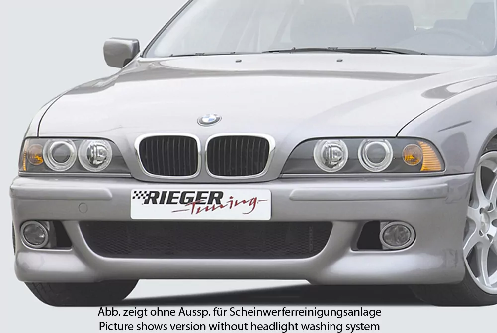Rieger Spoilerstoßstange M5-Look für BMW 5er E39 - Lim. 12.95-12.02 carbon optik
