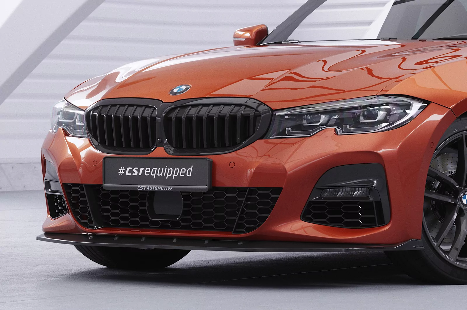 Cup-Spoilerlippe mit ABE für BMW 3er (G20 / G21) CSL496 Strukturiert (schwarz matt)