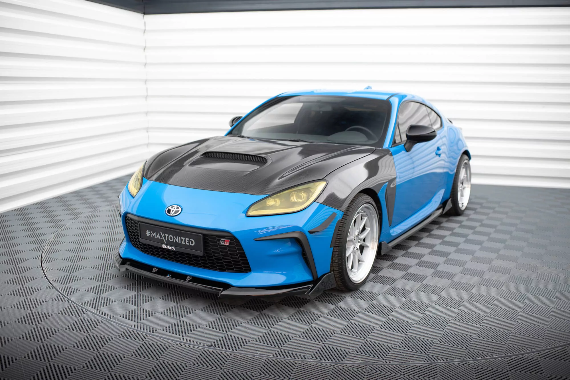 Seitenschweller Ansatz Für V.3 Für Toyota GR86 Mk1 Schwarz Hochglanz