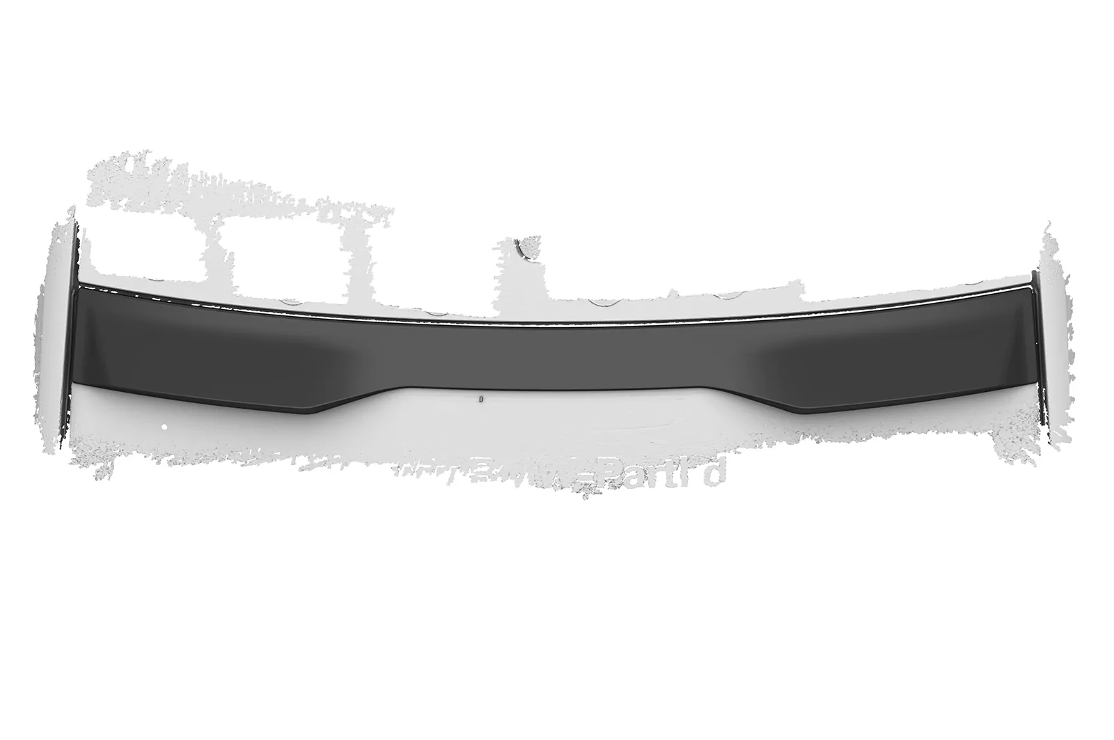 Heckscheibenblende für BMW 7er / i7 G70 Limousine HSB121 Schwarz Strukturiert