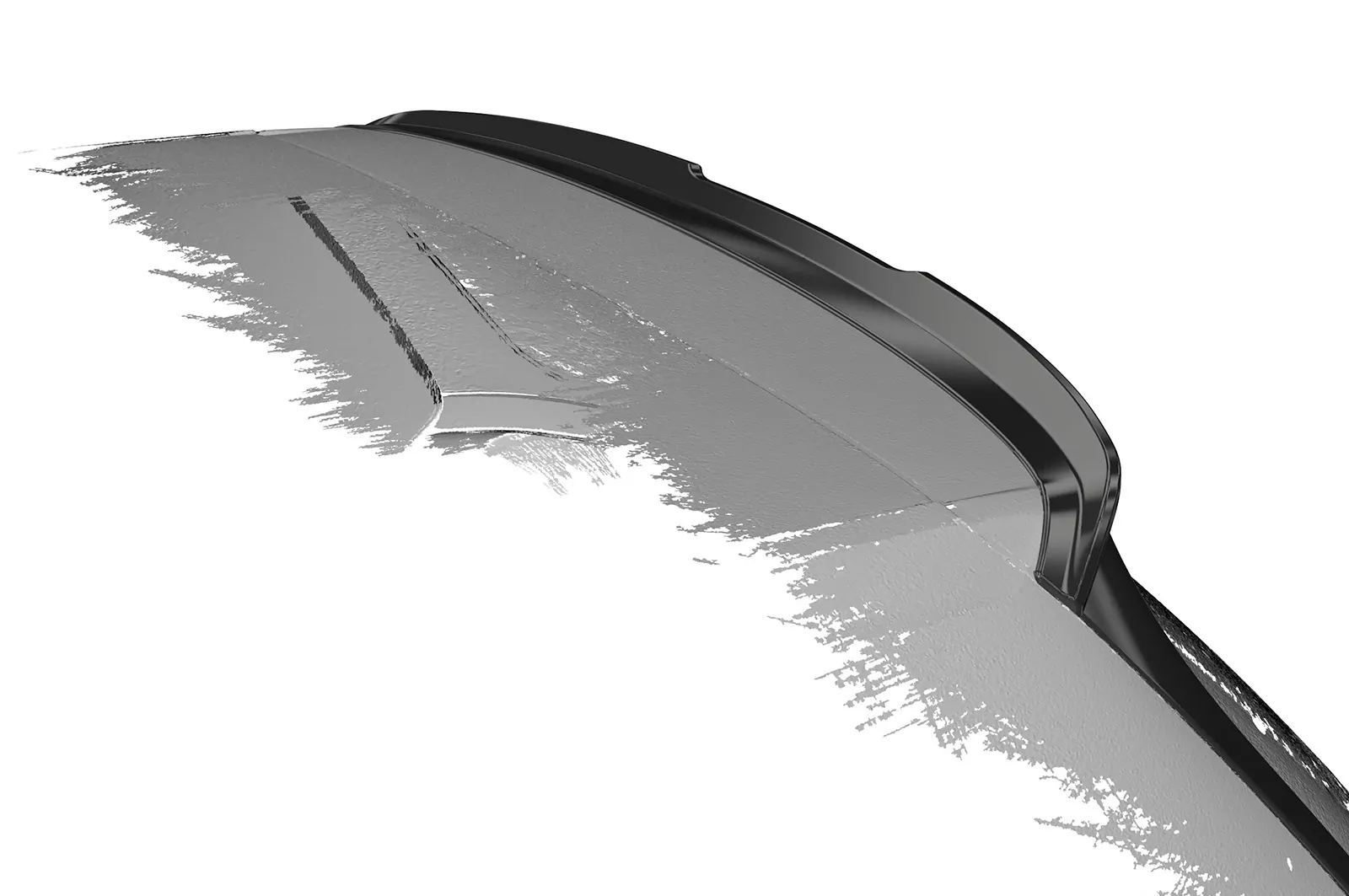 Heckflügel mit ABE für VW Golf 7 Basis HF795 Strukturiert (schwarz matt)