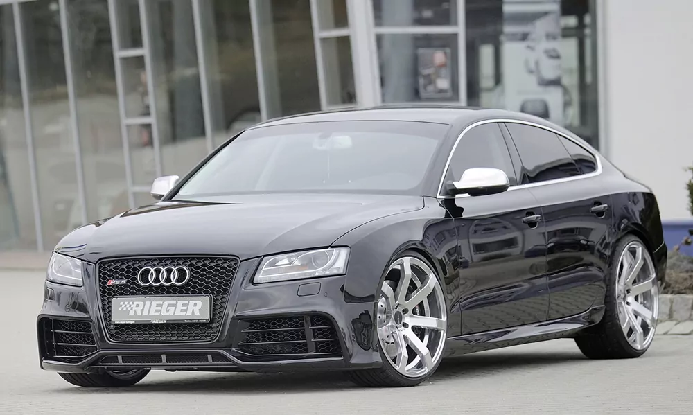 Rieger Seitenschweller für Audi A5 S5 (B8/B81) - Sportback 10.11-06.16 (ab Facelift) carbon optik