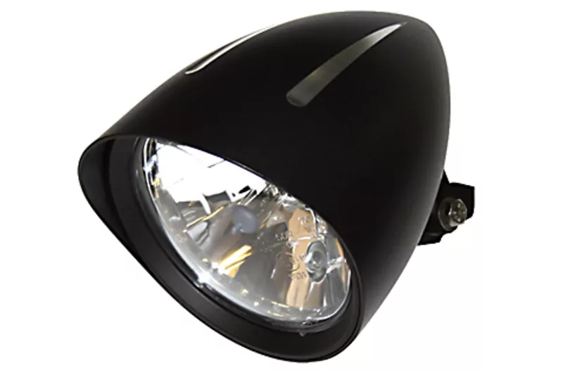 HIGHSIDER pro 5 3/4 Inch Headlight Classic 1 Extreme H4 Black Classic 1 Extreme, E-Approved (1pc)